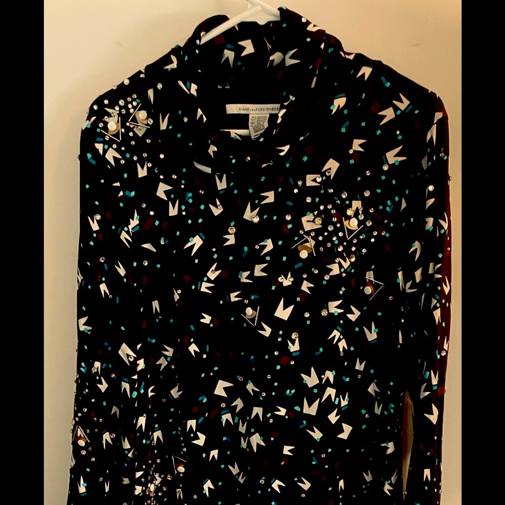 DVF Chloris One of a kind sequins dress size 12